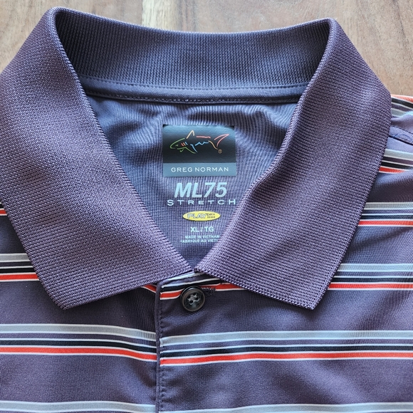 Greg Norman ML 75 Men stretch polo, golf t-shirt, XL - Picture 7 of 11